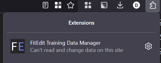 Extension installed